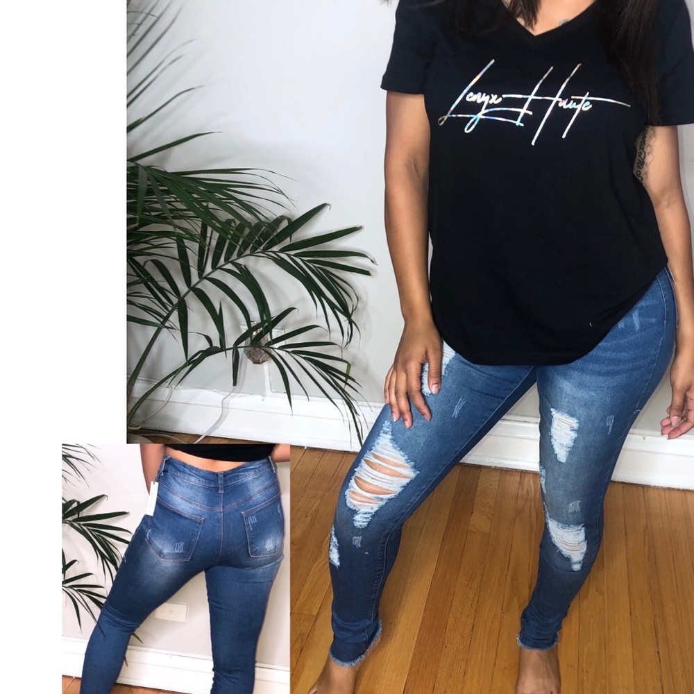 Distressed Denim Straight